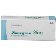 Купить Зонегран (Зонисамид) 25 мг Франция капсулы №14 в Курске